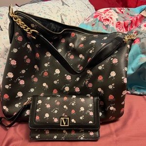 Floral VS Tote & Tech Zip Wallet Bundle
